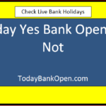 yes bank open today
